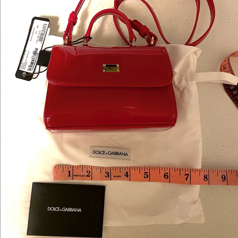 SOLD Dolce & Gabbana Red Patent Leather Bag
